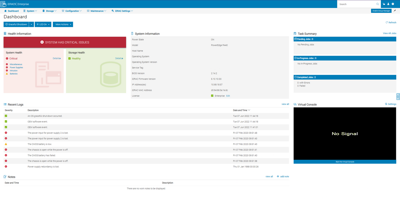 Dell PE R440 1U 10x2.5", 2x Bronze 3104, 32GB DDR4, 4x 1.2TB SAS, H330