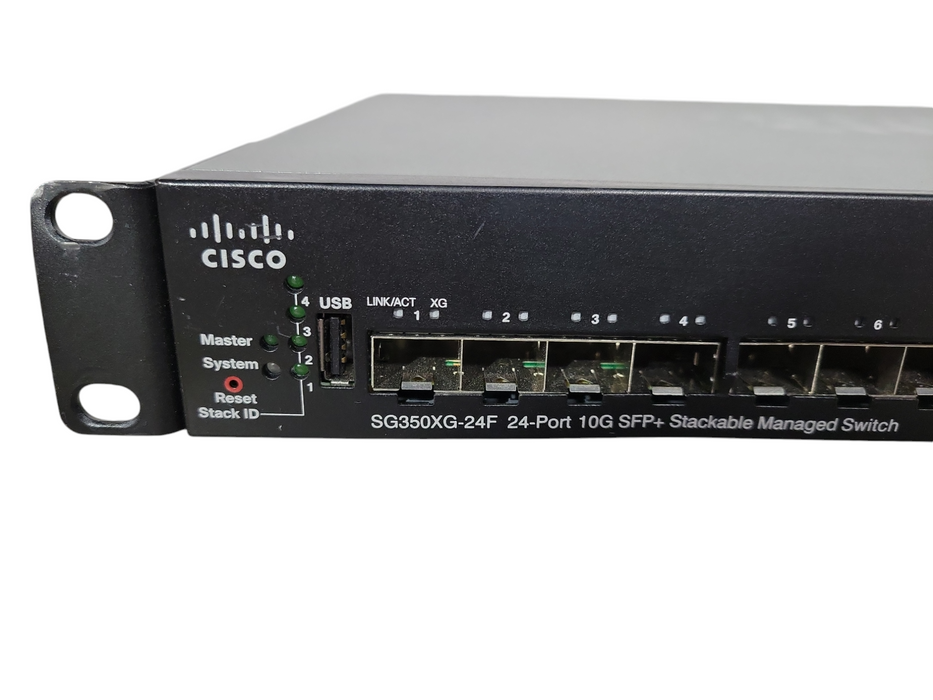 Cisco SG350XG-24F 24-Port 10G SFP+ Stackable Managed Switch !