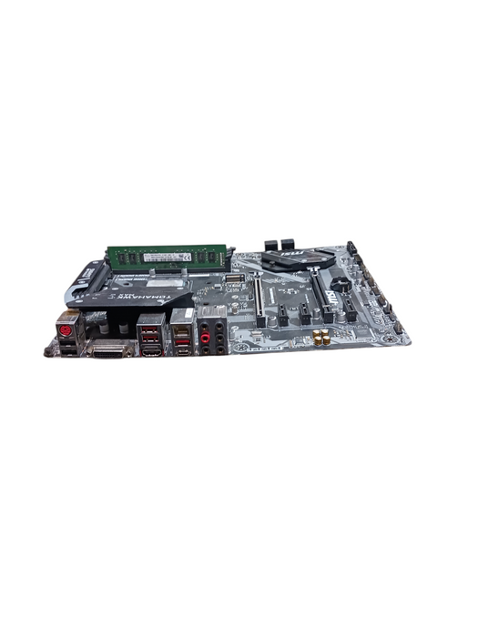 MSI B450 Tomahawk Max & AMD Ryzen 5 1500X CPU 8GB DDR4 No I/O Shield