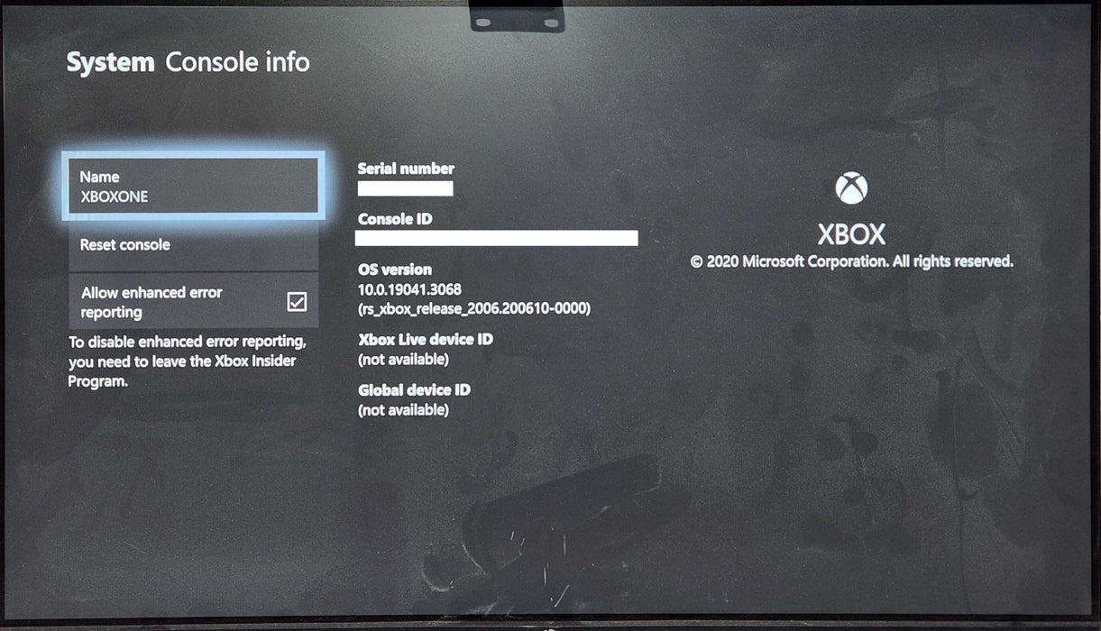 Microsoft Xbox One (1540) 500GB Console Only w/ Power Supply