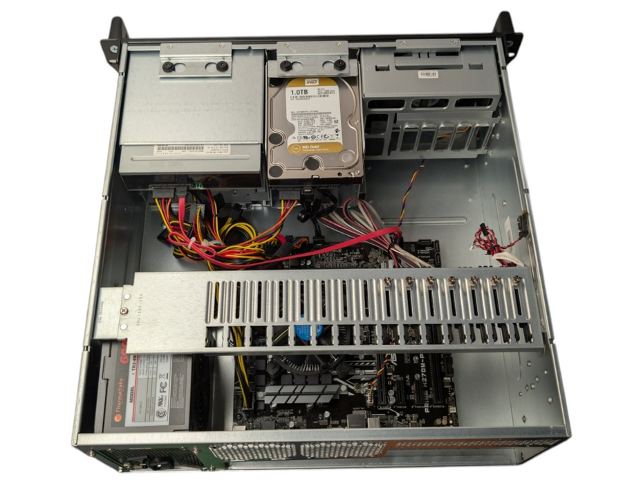 5U Custom Server PC ASUS PRIME H270M-P Intel Core i5-7400 8GB RAM 1TB HDD -