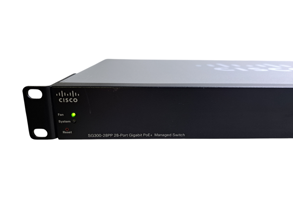 Cisco SG300-28PP-K9 V04 | 28-Port Gigabit PoE+ Managed Switch w/ 2x SFP Q)