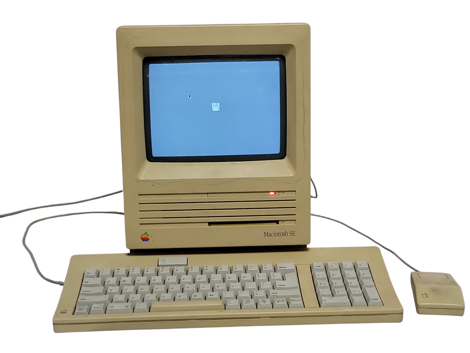 Vintage Apple Macintosh SE 1MB 800K 20SC Model M5011 Computer w/ keyboard/m _