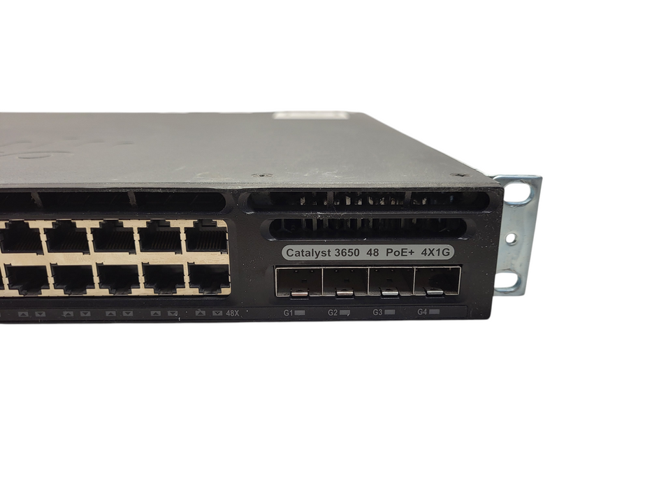 Cisco WS-C3650-48PS-S 48-Port Gigabit PoE Switch w/ 1x 640WAC  Q$