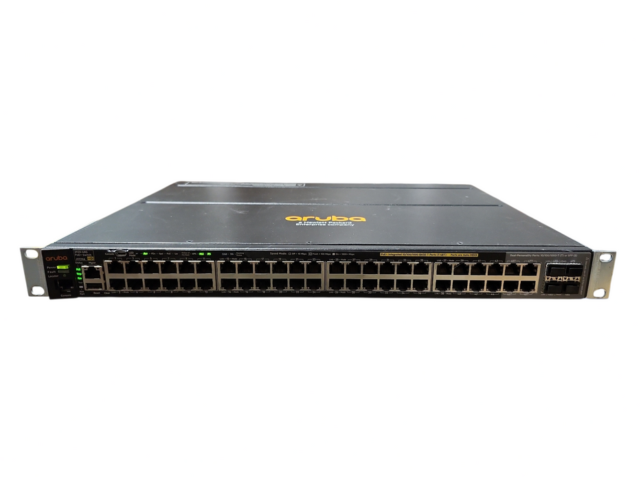 HP Aruba 2920-48G PoE+ 48-Port Gigabit Network Switch J9729A w/ J9731A