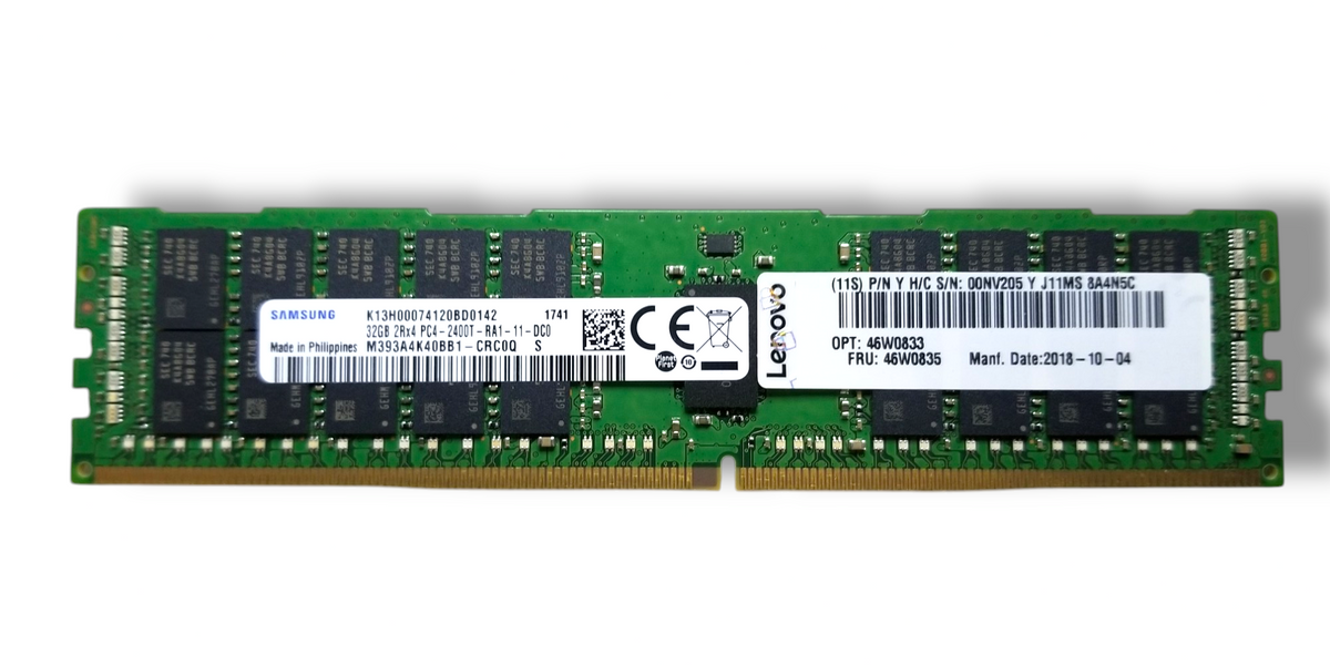 【阿部】SAMSUNG 32GB PC4-2400T ECCメモリ26枚 Samsung 32GB 2Rx4 PC4-2400T-RA1-11-DC0 DDR4 Server RAM — retail.era
