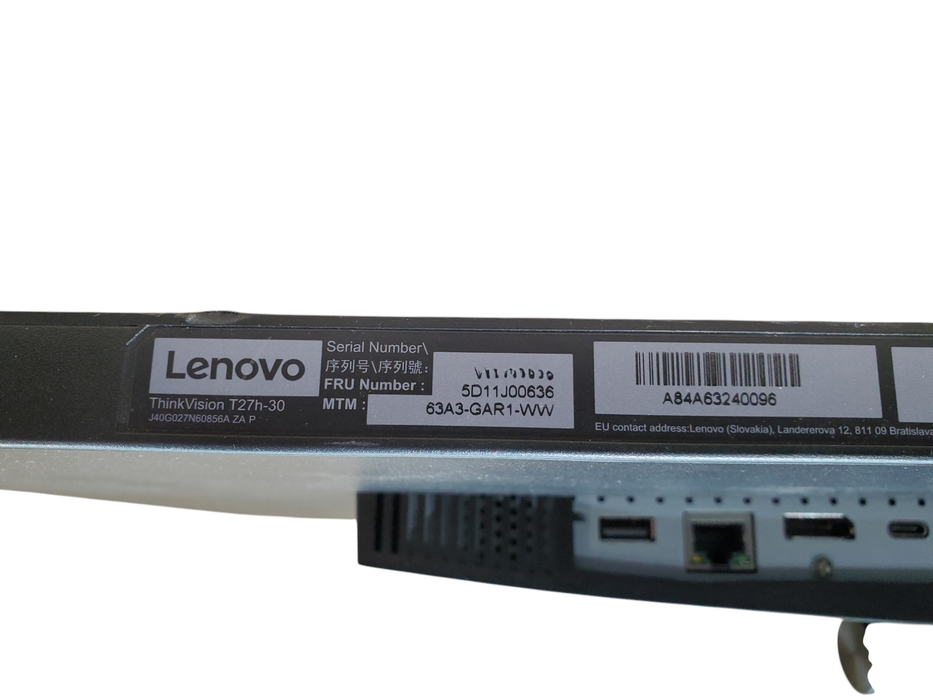 Lenovo ThinkVision T27h-30 27" Monitor