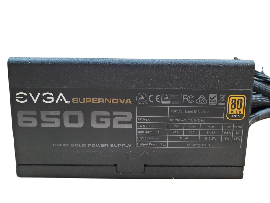 EVGA SuperNOVA 650 G2 80+ Gold 650w  Fully Modular Desktop Power Supply
