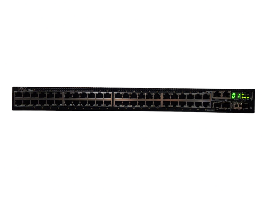 Dell N3048P, 48-Port Gigabit PoE+, 2x 10G SFP+ Managed Switch, 2x 1100W
