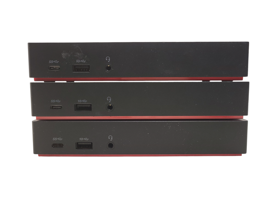Lot of 3x Lenovo ThinkPad USB-C Dock Gen 2 Docking Station READ $
