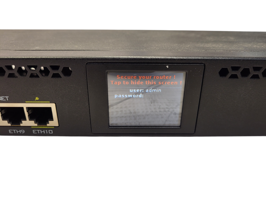 Mikrotik RouterBoard RB3011UiAS-RM 10x Gigabit Ethernet Roater w/ LCD , USB $