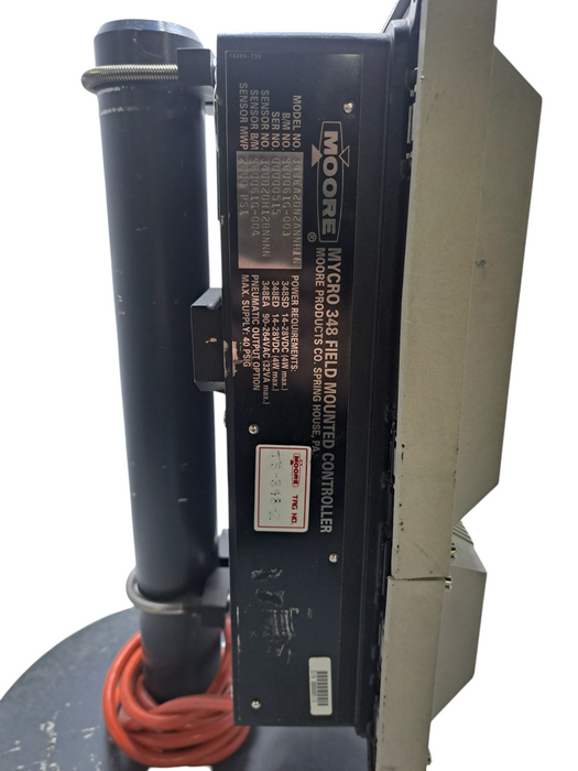 Moore 348EA2DN2ANNHLN 348 Field Mounded Controller /w Mount & Cable *READ* )