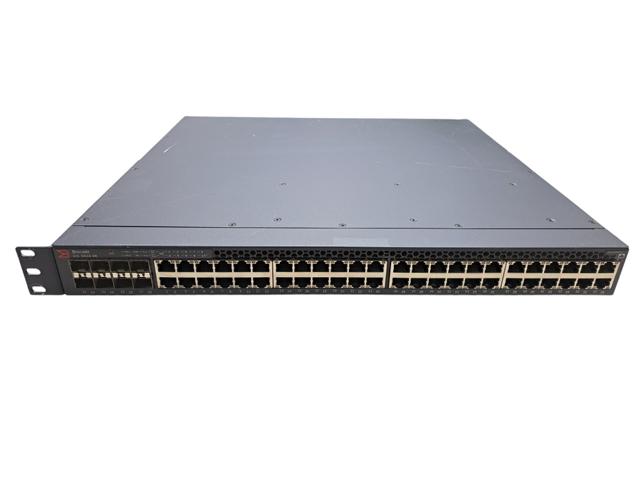 Brocade ICX6610-48-E 48-Port Gigabit Ethernet L3 Switch + QSFP Module