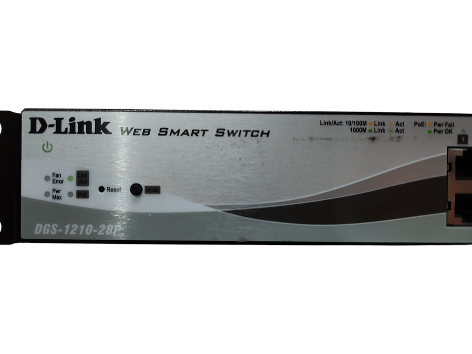 D-Link DGS-1210-28P, 28-Port Gigabit PoE 4x SFP Web Smart Switch