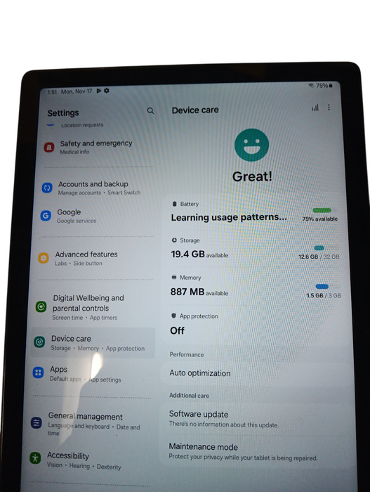 Samsung Galaxy Tab A8 - 32GB - Black [SM-X200]