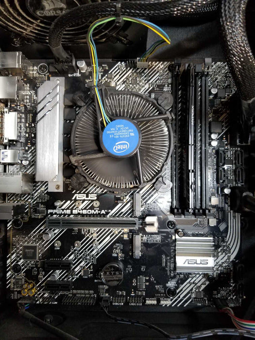 Generic Pc w/ Asus B460M-A Intel Core i5-10400 CPU 8GB DDR4 RAM No HDD Q