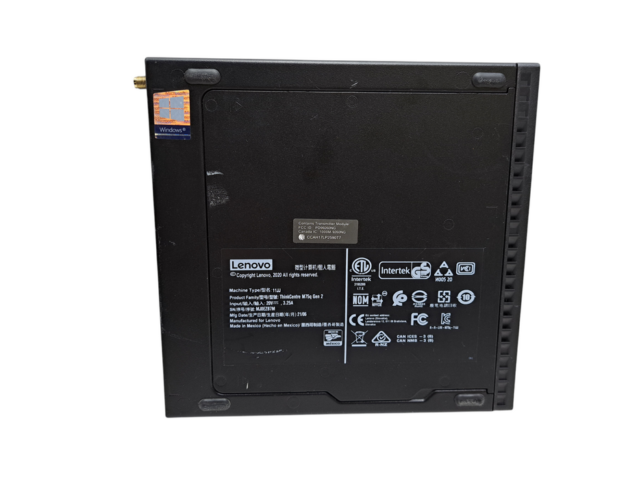 Lenovo ThinkCentre M70q Gen 2 | Ryzen 5 PRO 4650GE, 16GB DDR4, 256GB NVMe )