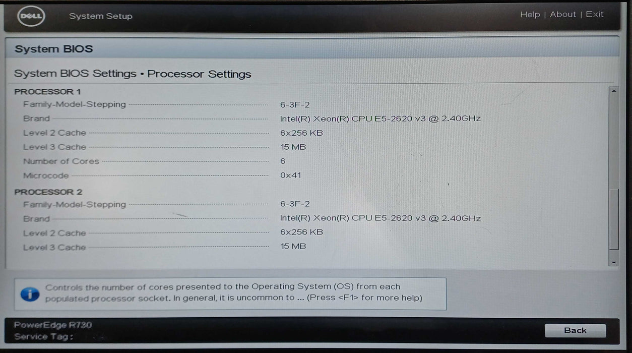 Dell PE R730 2U 16x2.5", 2x Xeon E5-2620v3, 224GB DDR4, H730 Mini, 2x 1100W