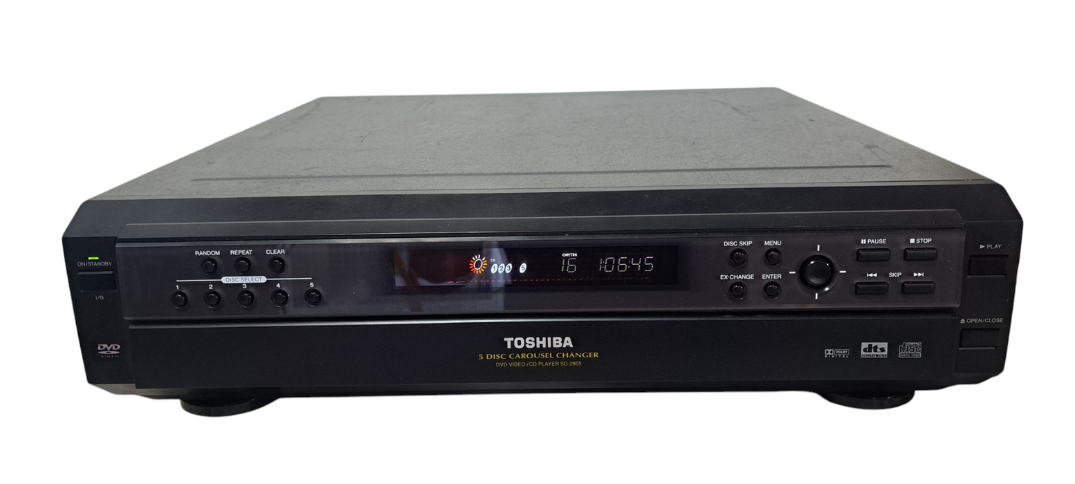 Vantage Toshiba SD-2805C 5-Disc Carousel DVD/CD Player