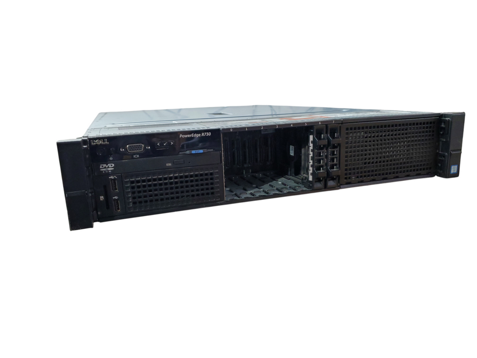 DELL PowerEdge R730 2x Intel Xeon E5-2620 v3 64GB RAM NO RAID AND HDDs