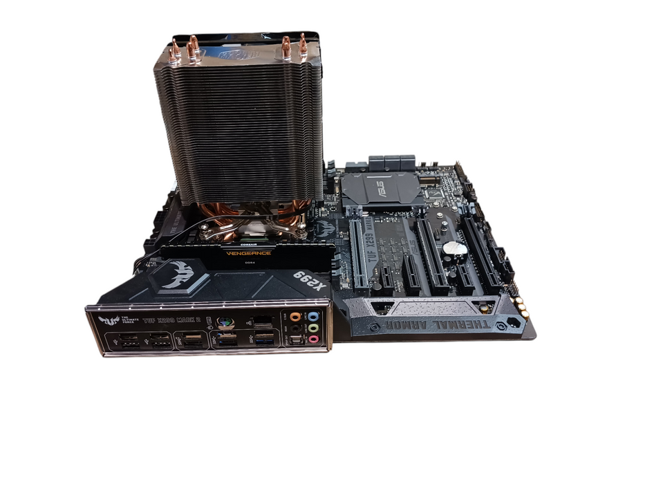 Asus TUF X299 MARK 2 Motherboard Intel i7-7820X 16GB DDR4 I/O Shield READ
