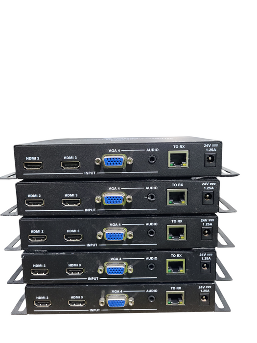 Lot 5x CRESTRON HD-MD-400-C-E Multiformat Switch and Transmitter