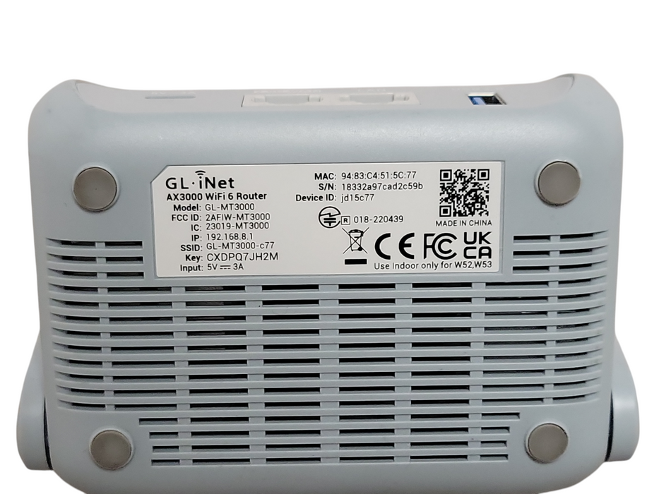 GL.INET GL-MT3000 POCKET SIZED WIFI6 ROUTER AX3000 _