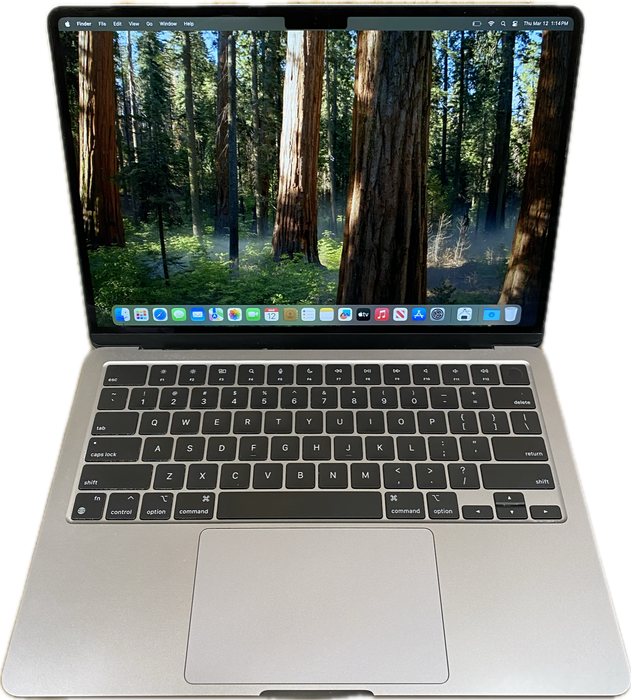 Apple MacBook Air 13 M2 2022 Space Gray  8GB RAM 256GB SSD No Power Adapter