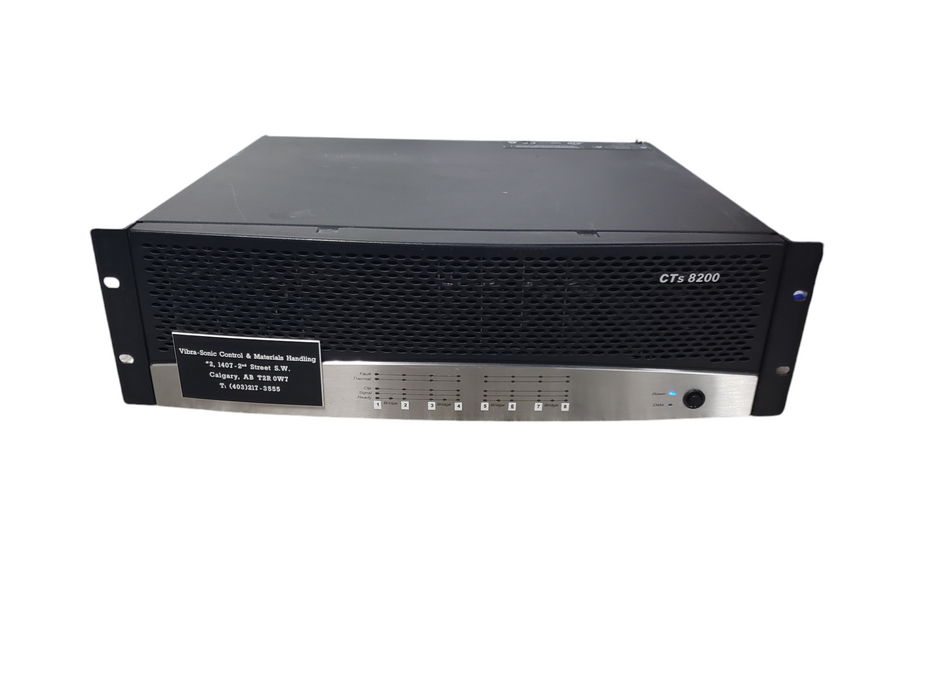 Crown Audio CTS-8200 8-Channel Professional Power Amplifier