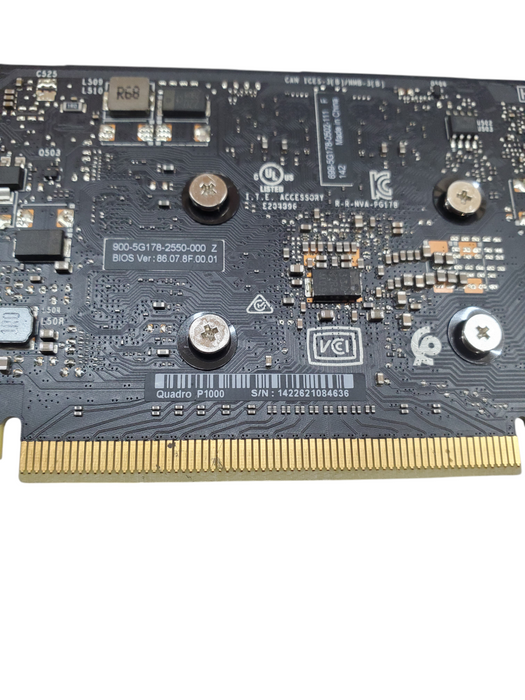 NVIDIA Quadro P1000 4GB GDDR5 Graphics Card 4x MiniDP - Low Profile
