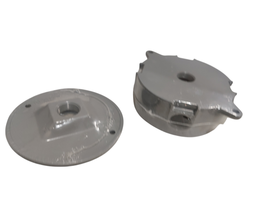 Bell Outdoor  16 - Round Cluster Cover & Round Splice Boxes Alluminum Waterproof Junction Box 5 1/2"  =