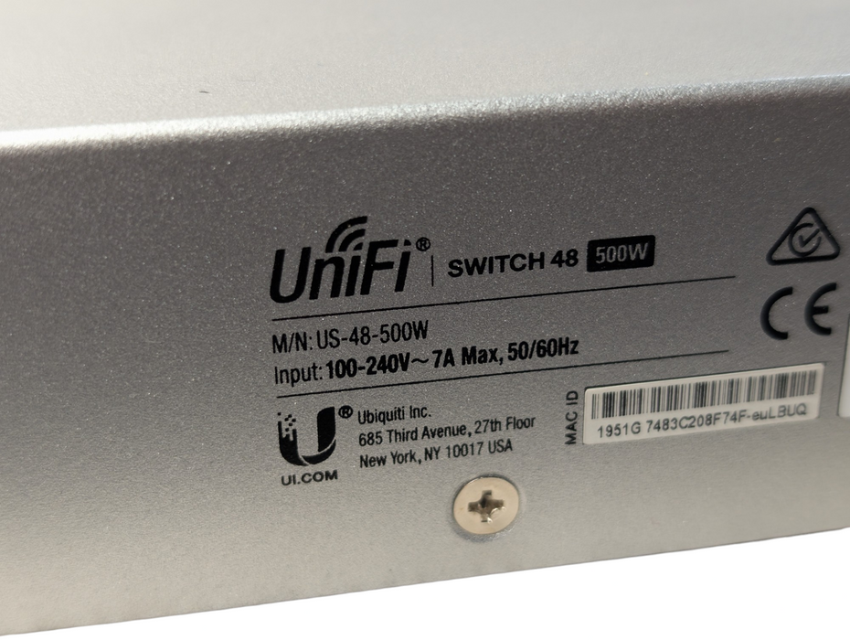 Ubiquiti UniFi Switch 48 500W US-48-500W Please READ  -