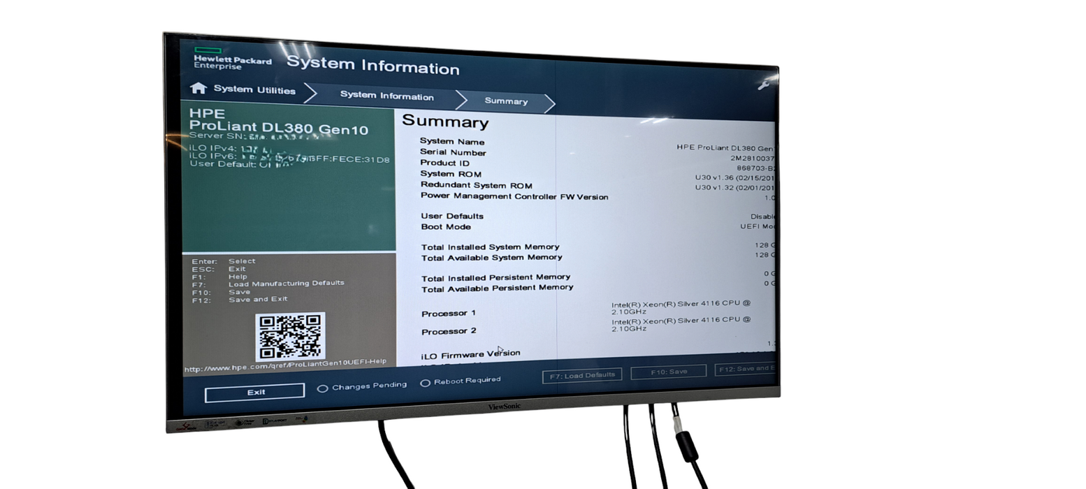 HPE DL380 Gen10 2U 8x 2.5"| 2x Xeon Silver 4116 |128GB DDR4|16G HBA|2x500W