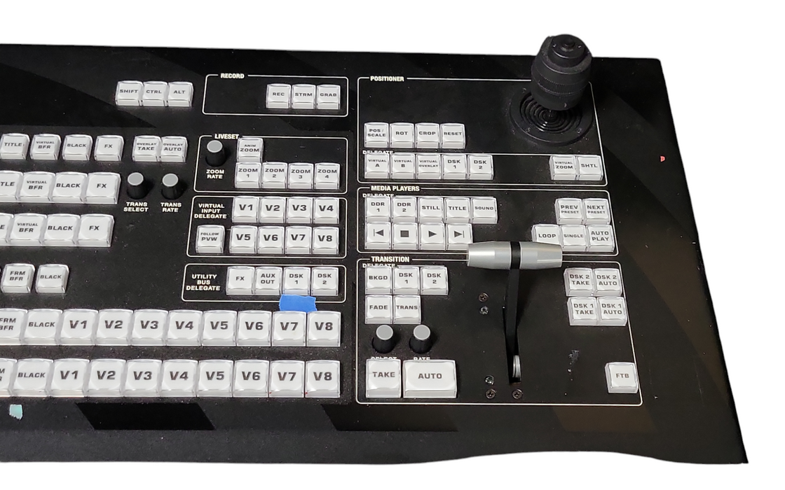 NEWTEK TRICASTER TCXD850 CS CONTROL SURFACE w/ Hard Case, READ _