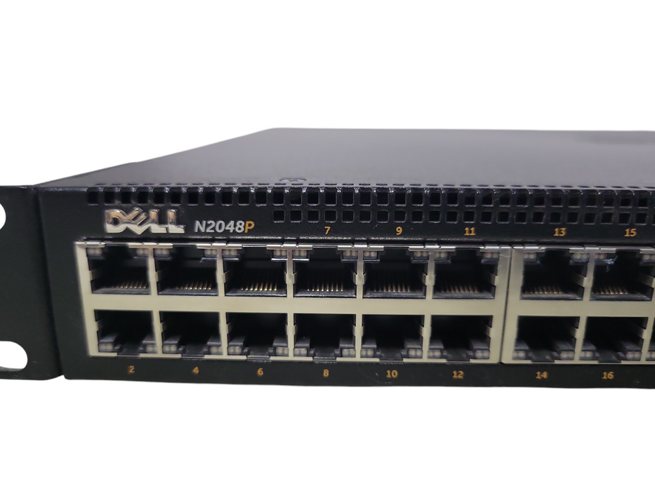 Dell N2048P 48 Port Gigabit PoE 10/100/1000 GbE 2x 10 GbE SFP+ Network Swit _