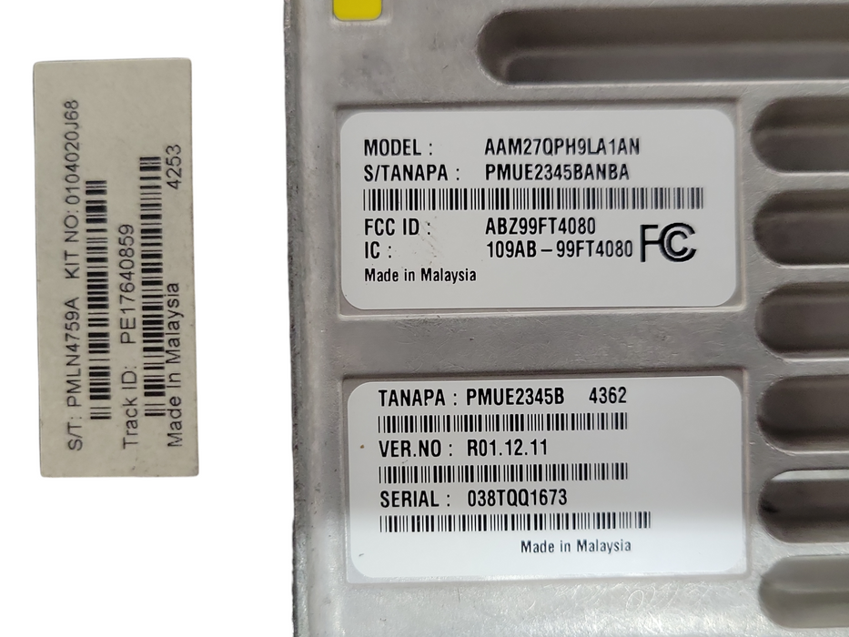 Motorola XPR4550 AAM27QPH9LA1AN UHF frequency range of 403–470 MHz _
