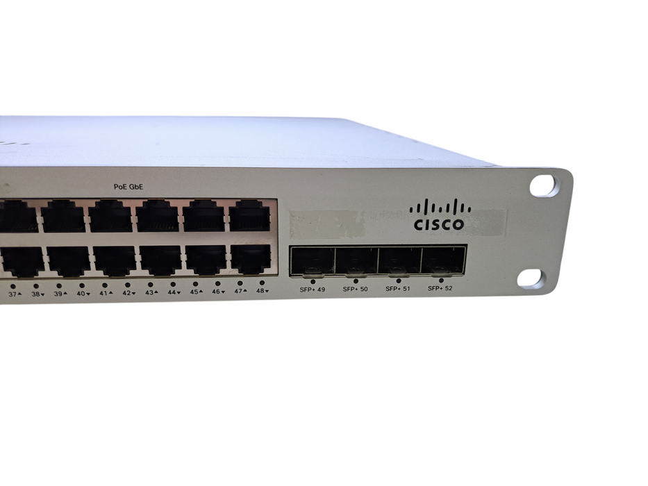 Cisco Meraki MS250-48FP-HW | 48-Port Gigabit PoE, 4x SFP+ Switch Unclaimed