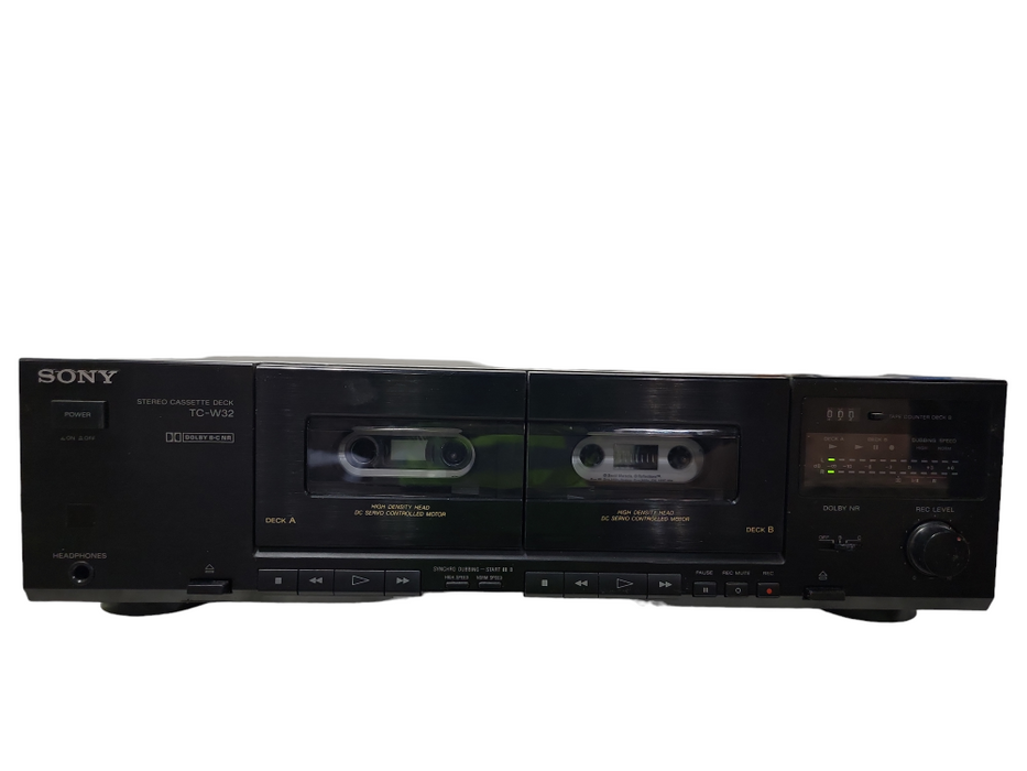 Sony TC-W32 Vintage Stereo Cassette Deck