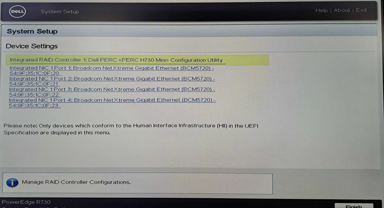 Dell PowerEdge R730 2U 8x 3.5" | 2x Xeon E5-2640 v3, 32GB DDR4, H730 Mini  )