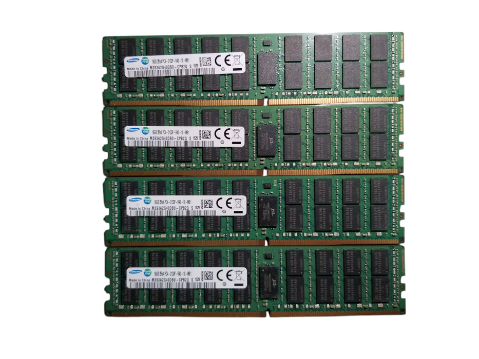 Samsung 64GB Bundle (4x16GB) 2Rx4 PC4-2133P- RA0-10 DDR4 Server RAM Q