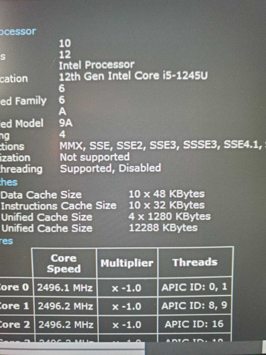 Dell Latitude 5330 13.3" i5-1245U 16GB RAM 256GB SSD  Lap200