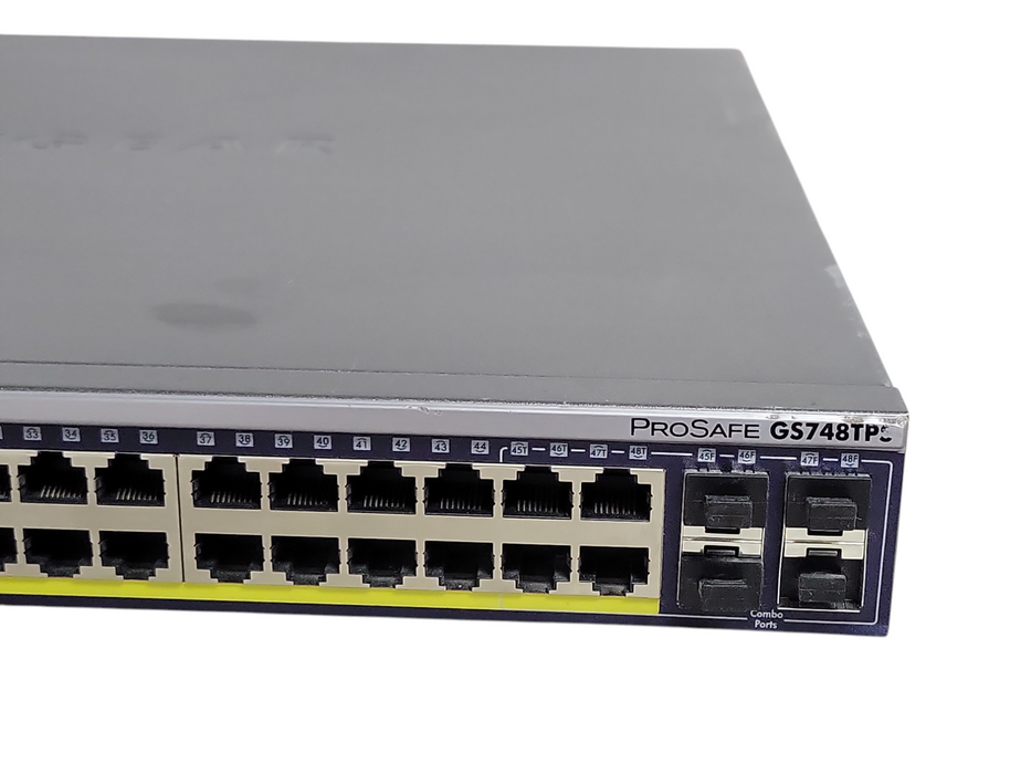 Netgear ProSafe GS748TPS 48-Port Gigabit Stackable Smart Switch w/ 48x PoE  _