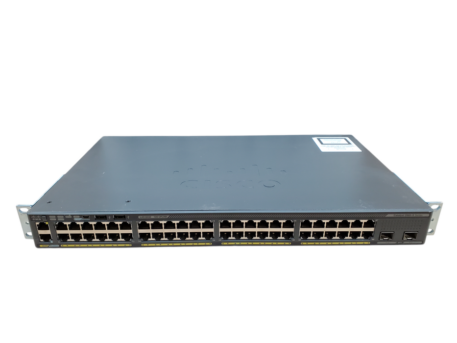 Cisco WS-C2960X-48TD-L V05 | 48-Port Gigabit Network Switch | 2x 10G SFP+