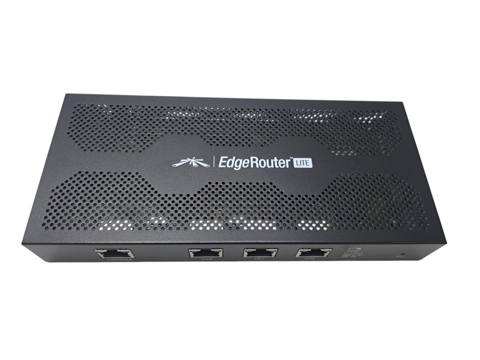 Ubiquiti Networks EdgeRouter Lite 3 Port Router ERLite-3 w/ Power Adapter )