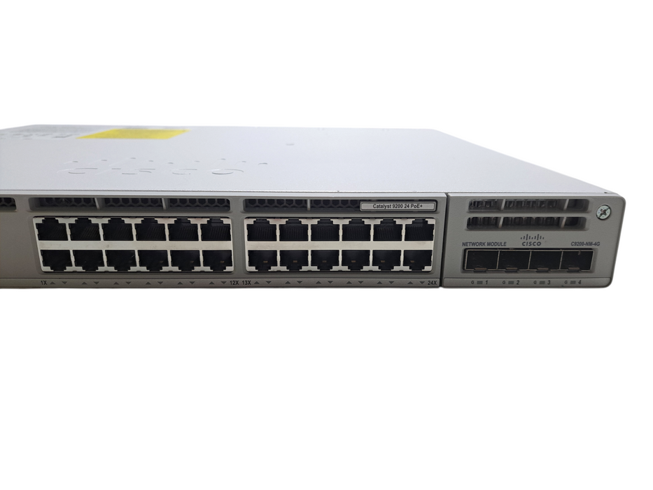 Cisco C9200-24P-E | 24-Port Gigabit PoE+ Managed Switch 2x PWR-C6-600WAC )