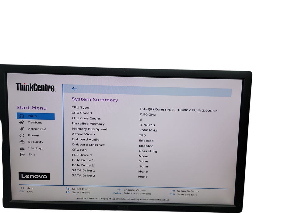 Lenovo ThinkCentre M70c SFF i5 - 10400 @ 2.90GHz 8GB DDR4 Ram No HDD Q