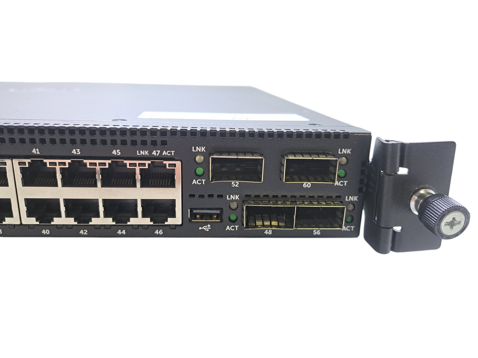 Dell Force10 S4820T 48-Port 10G-RJ45, 4x 40G QSFP Managed Switch | 1x PSU )