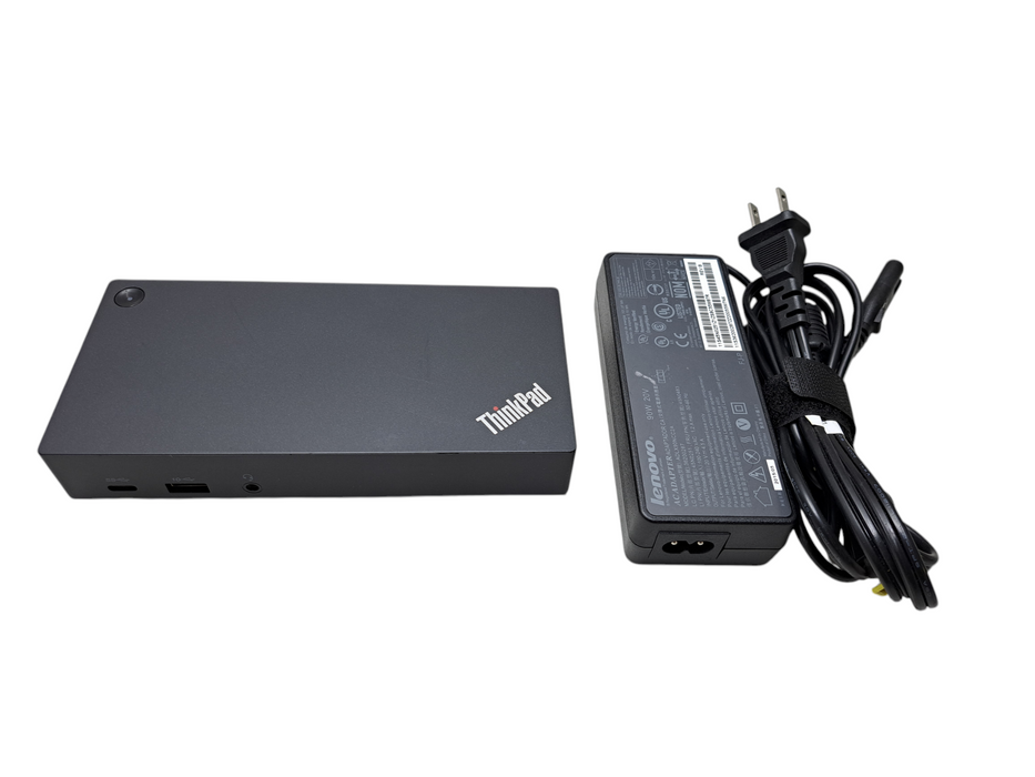 Lenovo ThinkPad USB-C Dock Gen 2 LDC-G2 40AS W/ Power Adapter