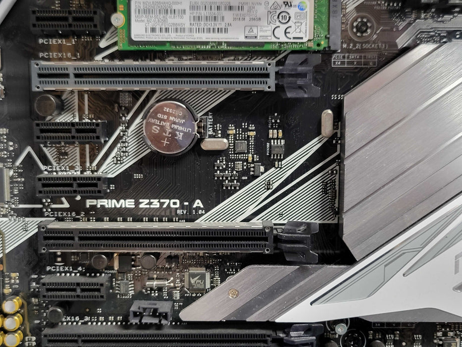 Custom/Asus Tower PC, Core I7-8700 3.2GHz, 44GB DDR4, 256GB Nvme, 750W PSU _