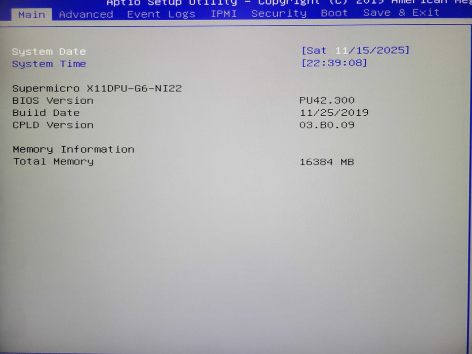 supermicro X11DPU-G6-NI22, 2x Xeon Gold 6144, 16GB DDR4, 4x 12TB HDDs, READ _